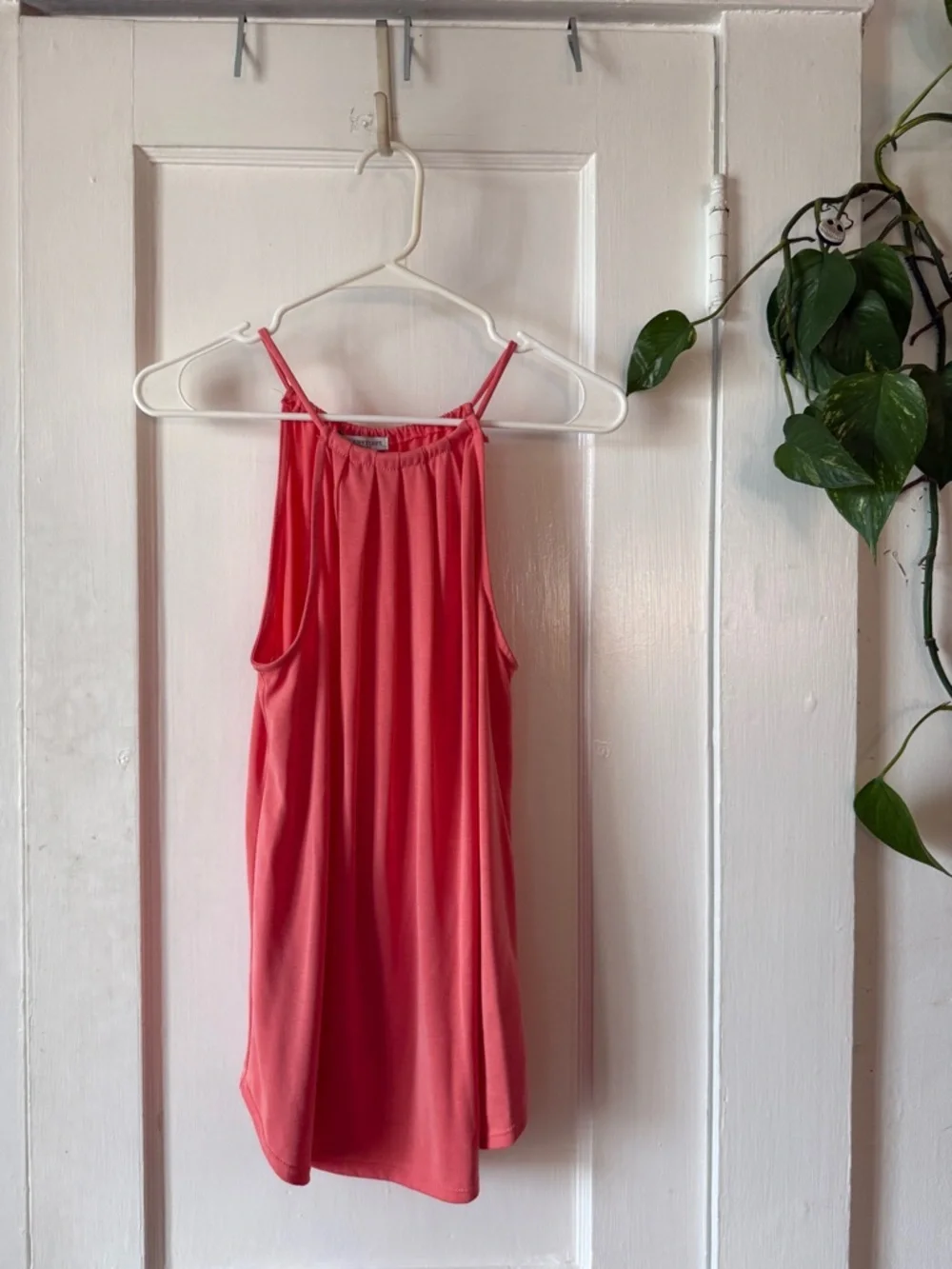 Green Envelope Coral Halter Camisole - Picture 1 of 7